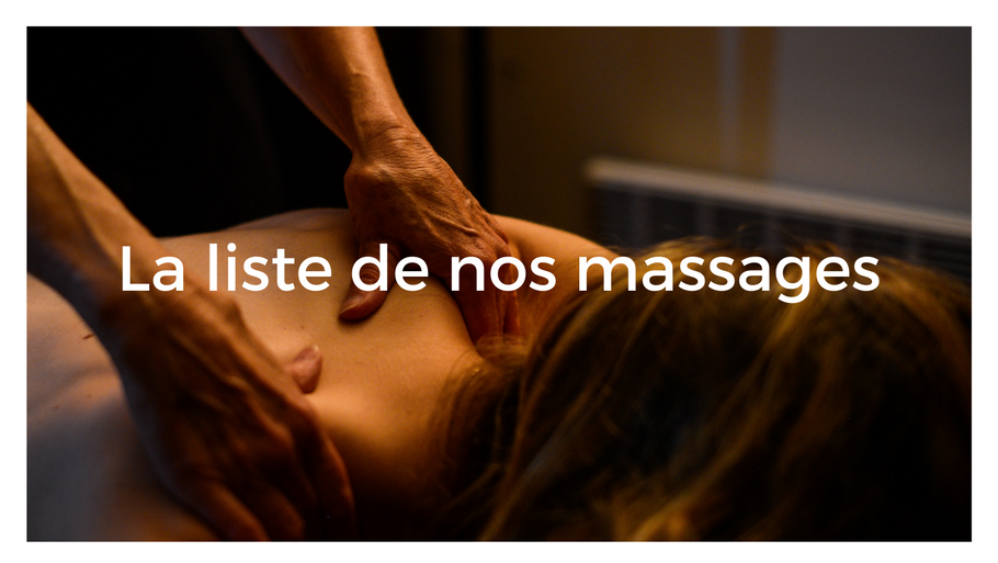 Nos massages